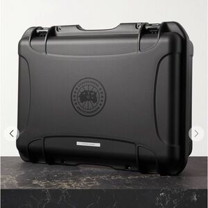 Canada Goose Black Hard Plastic Carrying Case Suitcase